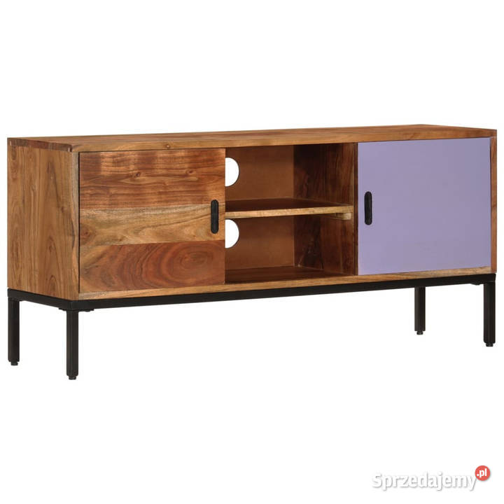 Szafka pod TV miodowy brąz i szary 110x30x50 sprzedam