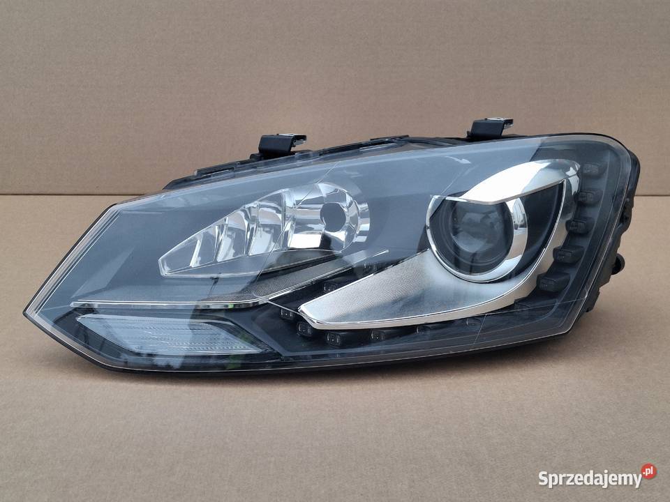 VW POLO V 6R 6R1 REFLEKTOR LEWY XENON LED LAMPA Lampy przednie Bieleń