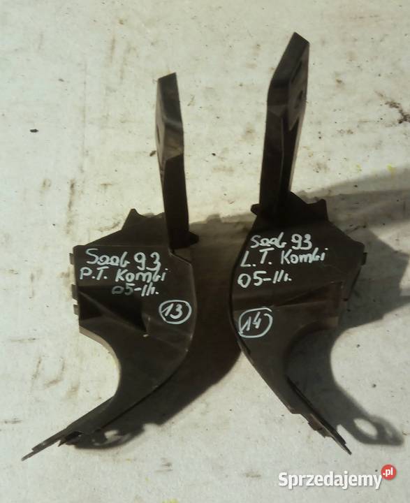 ŚLIZG ZDERZAKA PRAWY LEWY TYŁ SAAB 93 93 II Mielęcin sprzedam