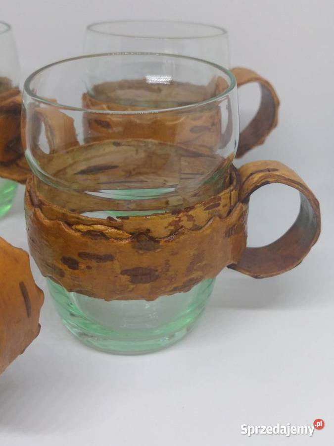 Szklaneczki vintage do shotow Porcelana i szkło mazowieckie Radom