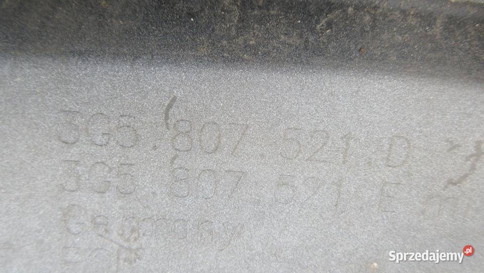 DOKŁADKA ZDERZAKA TYŁ VW PASSAT B8 SEDAN SPOILER Ruda Śląska