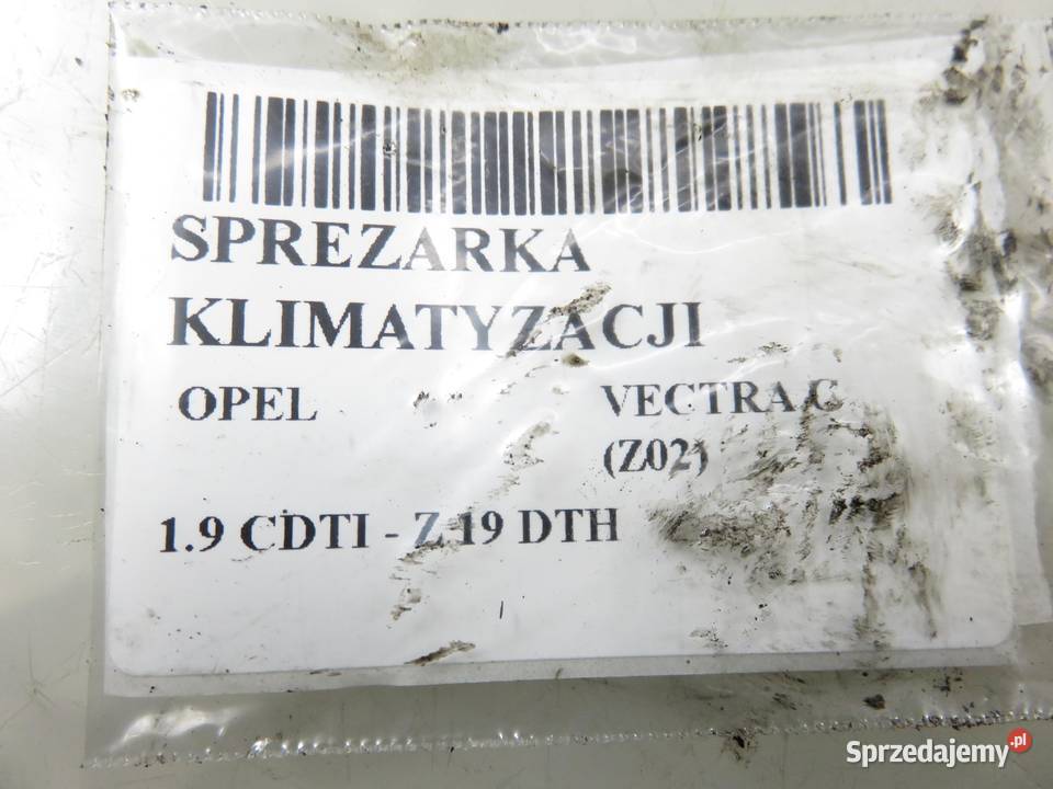KOMPRESOR KLIMATYZACJI OPEL VECTRA C 19 CDTI Kompresory klimatyzacji