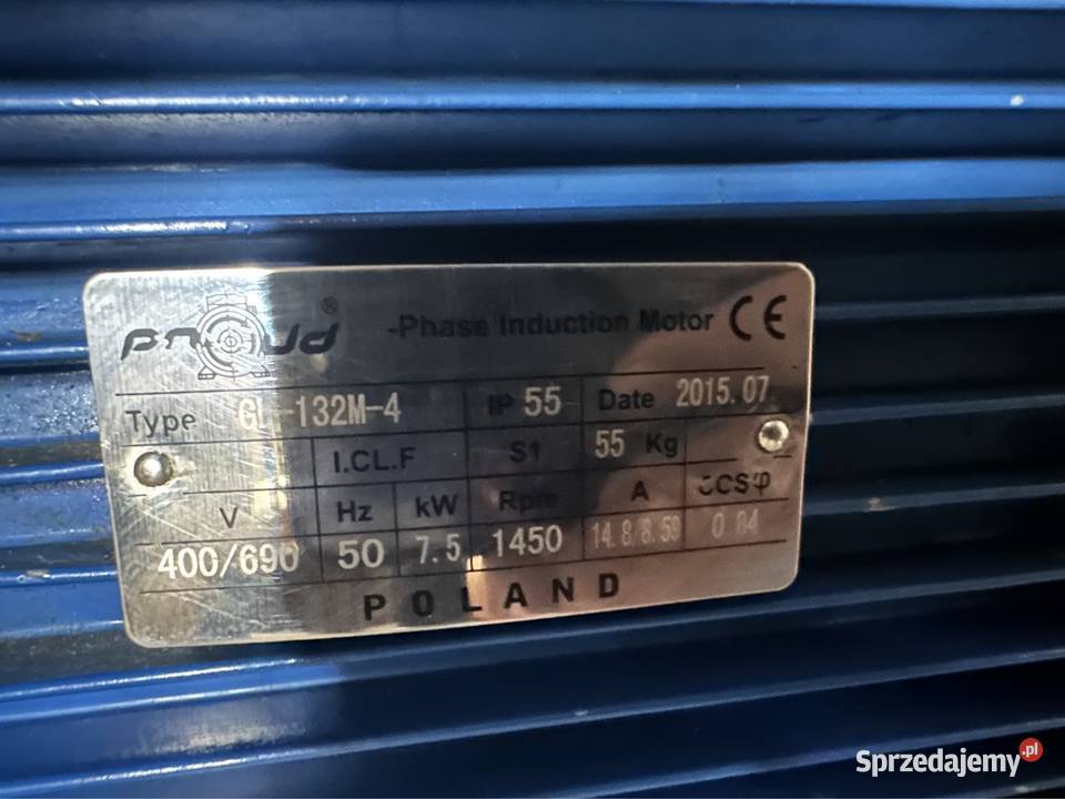 Silnik elektryczny GL 132M4 75 KW Będzin sprzedam