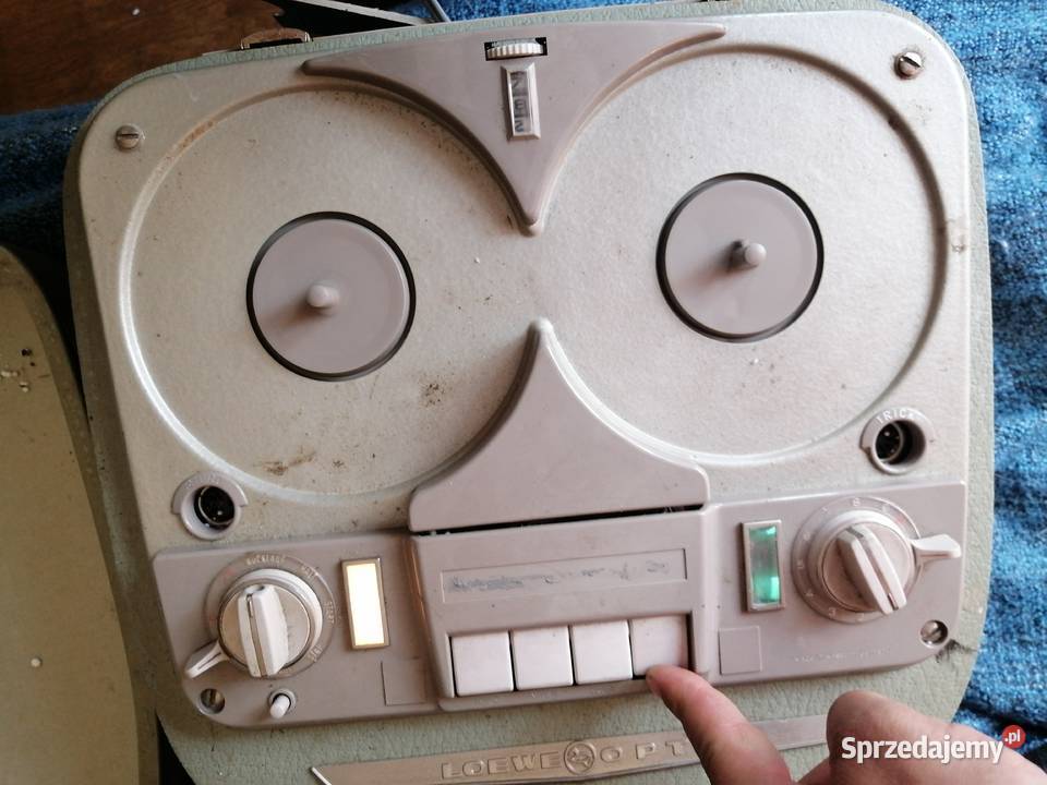 magnetofon szpulowy loeve opta walizkowy lampowy Legnica sprzedam