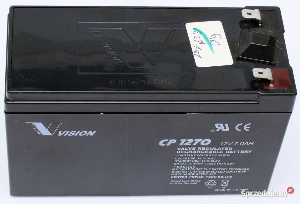 AKUMULATOR 12V 7Ah UPS ALARM NP712 Na WYMIANĘ Pozostałe Iwierzyce sprzedam