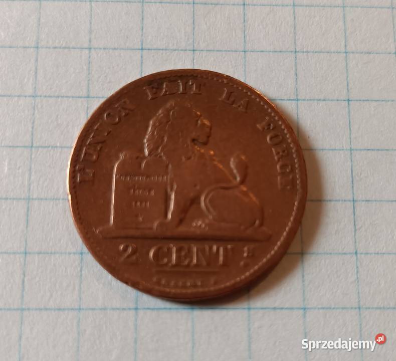 2 CENTYMY CENTIMES 1876 BELGIA