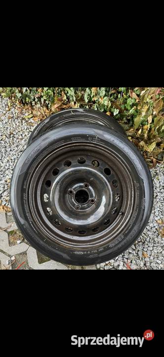 Koła Felgi stalowe 4x108 opony letnie 2055516 Krępiec sprzedam
