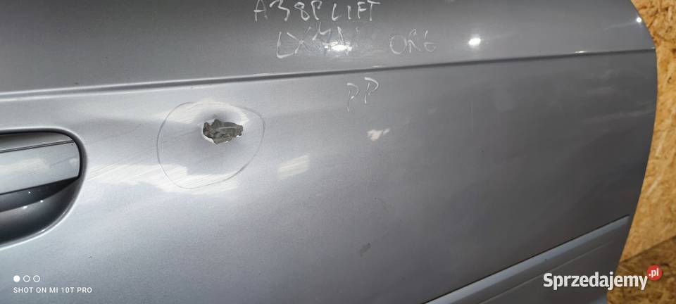 DRZWI PRAWY PRZÓD AUDI A3 8P LIFT LX7V ORYGIANŁ śląskie Przystajń