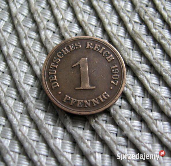 Niemcy 1 Fenig 1907r G Kalisz