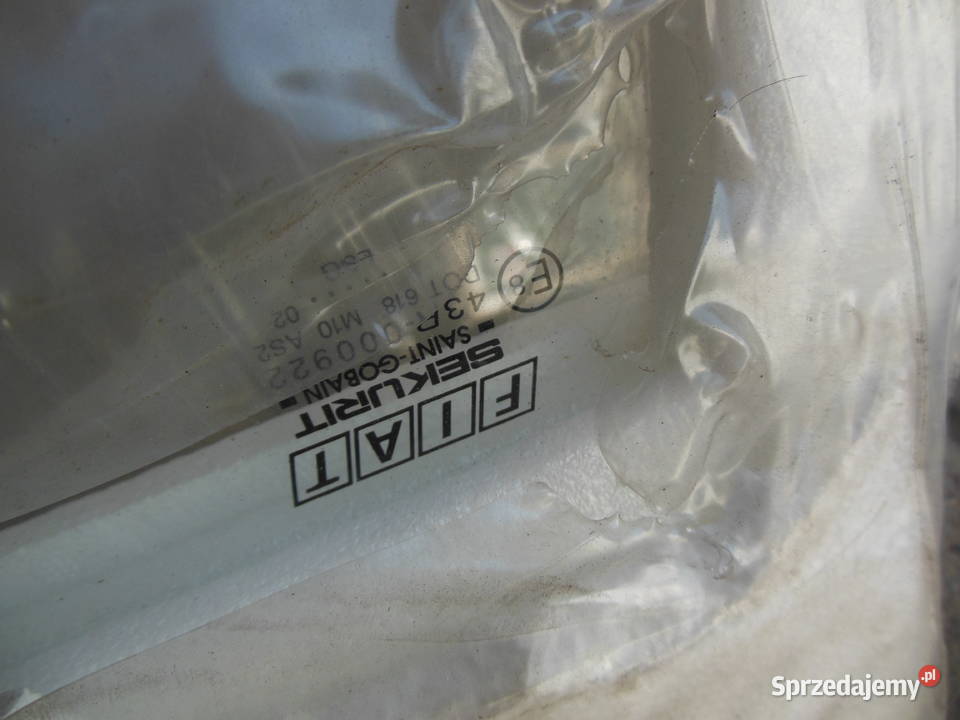 7542291 SZYBA FIAT UNO 5 DRZWI TYŁ LEWY ORYGINAŁ sprzedam