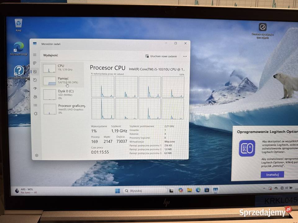 Laptop HP Elitebook 840 G7 i5vpro 16GB RAM 512 Kraków