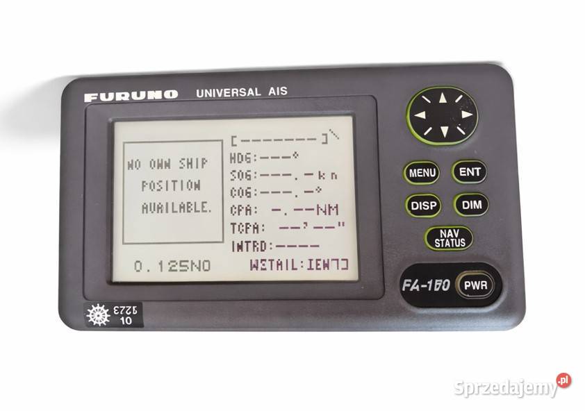 FURUNO GP7000 RD30 FA150 AIS NAWIGACJA MORSKA GPS i akcesoria Kołobrzeg sprzedam