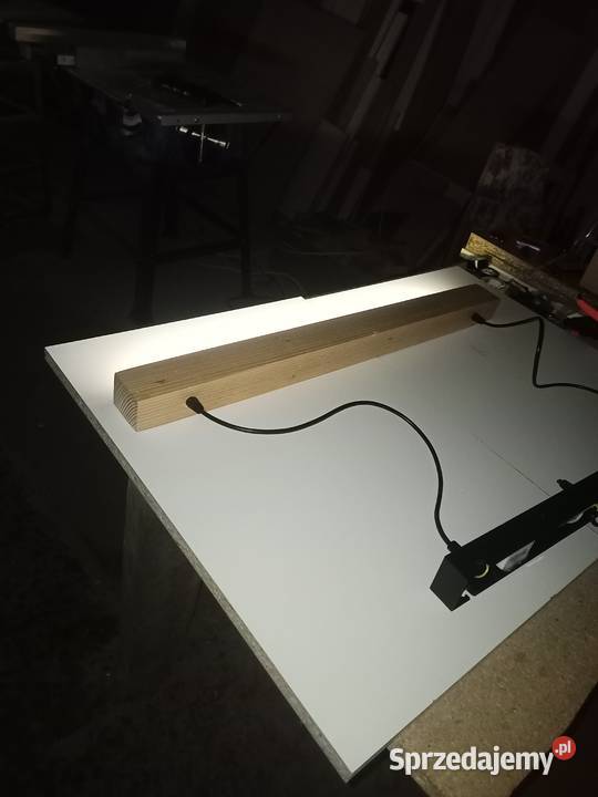 Drewniana lampa wisząca sufitowa LED warm white Rzeszów