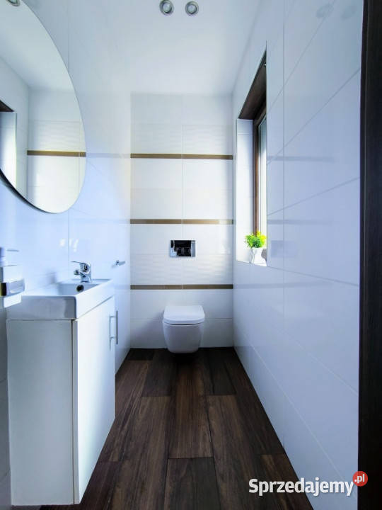 Nowoczesny bliźniak z ogrodem tarasem i basenem Liczba pokoi 4 dolnośląskie Obora