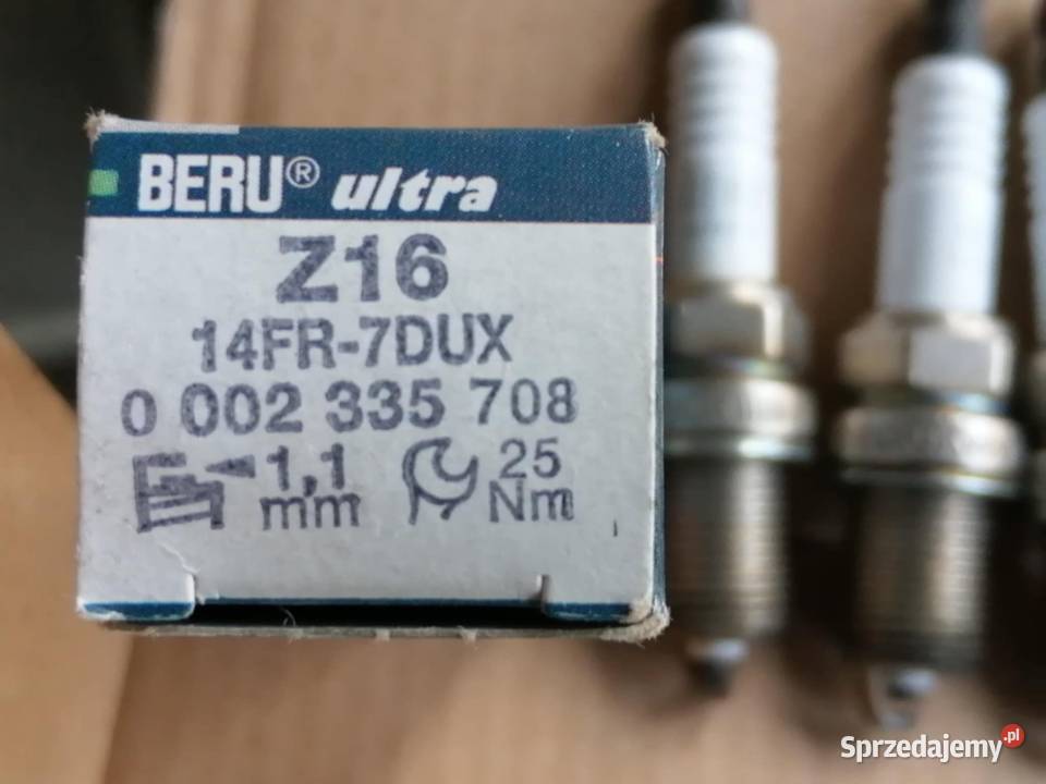 Świece zapłonowe BERU ULTRA Z16 14FR7DUX lubelskie Opole Lubelskie sprzedam