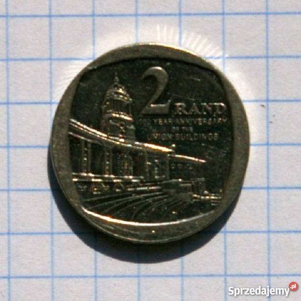 2 RAND 2013 REPUBLIKA POŁUDNIOWEJ AFRYKI Antyki, Sztuka, Kolekcje Piszczac sprzedam