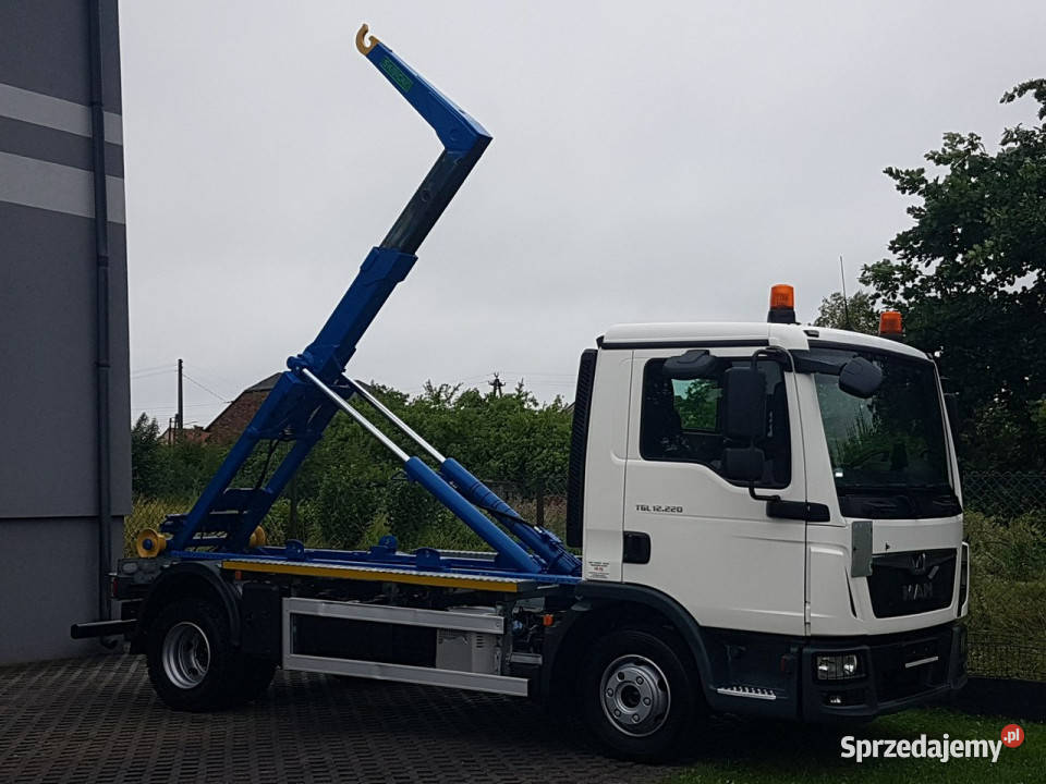 MAN TGL 12220 HAKOWIEC SKIBICKI 4x2 KLIMA DO sprzedam