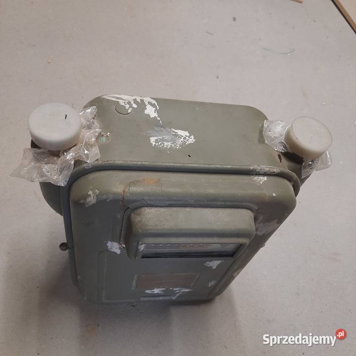 Gazomierz PRL licznik gazu PRL ozdoba prl Luborzyca