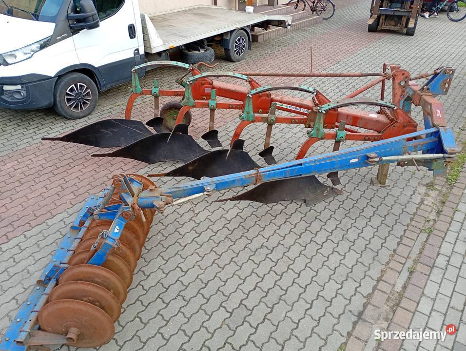 Pług 4skibowy zagonowy kverneland zabezpieczenia Sośno