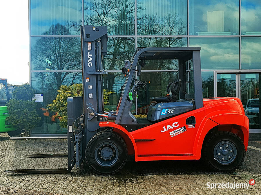 Wózek widłowy JAC CPCD50 triplex 55 m 5 ton