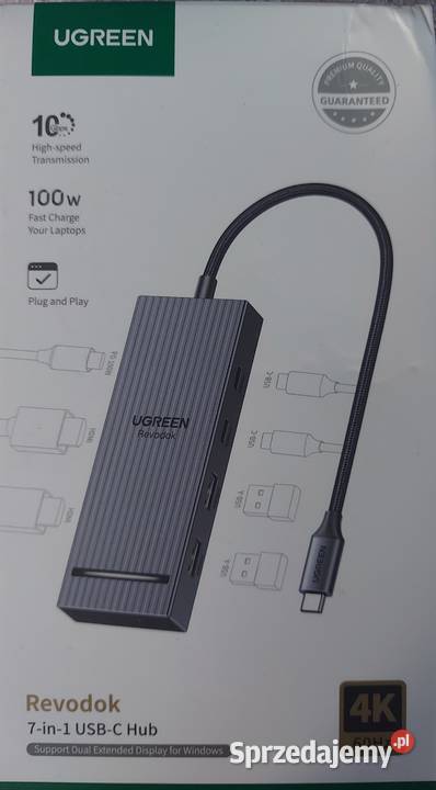 FIRMA UGREEN REVODOK Pro 10Gbps USB C Hub 2HDMI Częstochowa