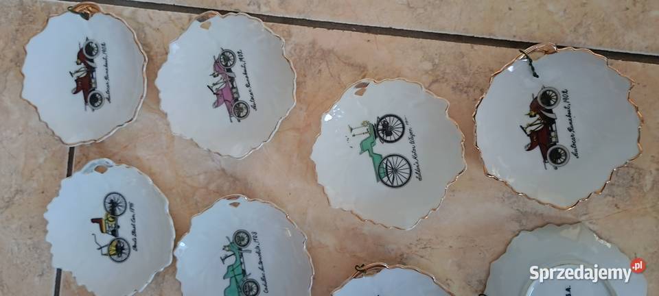 Spodki talerzyki kolekcjonerskie z motywem Tarnów