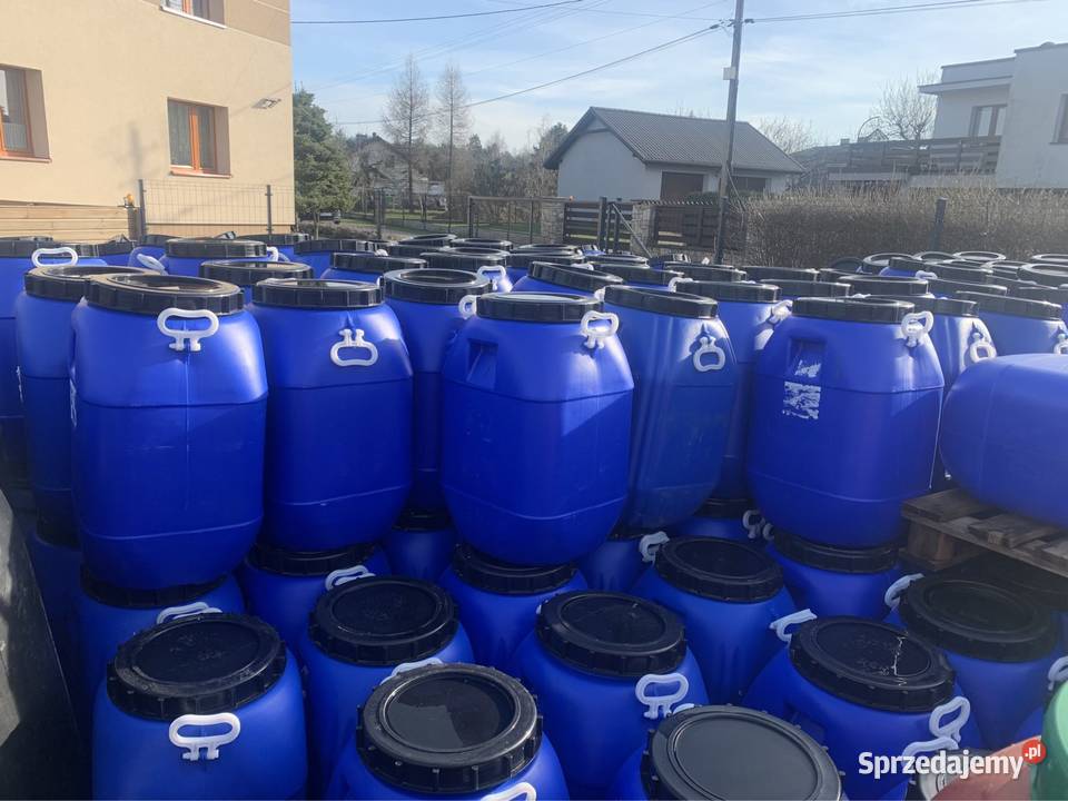 Beczki plastikowe 50 60Lspożywczetransport Śląsk śląskie Katowice sprzedam