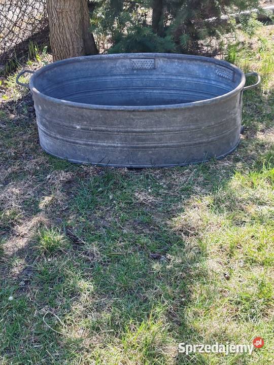 Stara Niemiecka balia w ocynku Konin