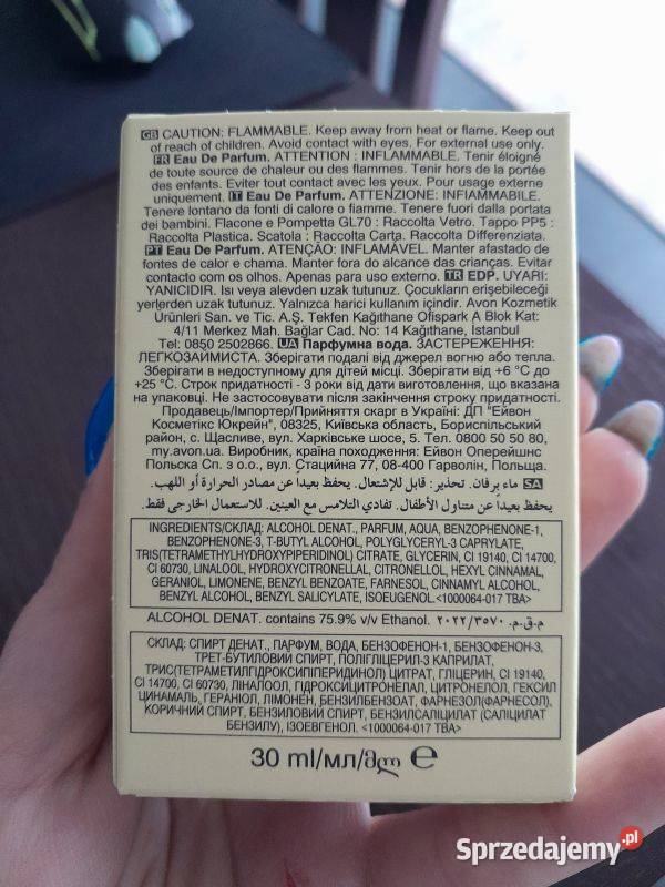 Woda perfumowana Avon TTA Today 30ml Avon Zdrowie i Uroda