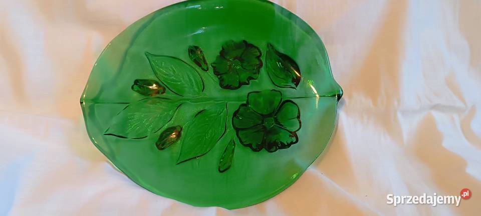 Patera PRL HSG Ząbkowice szkło vintage Kraków