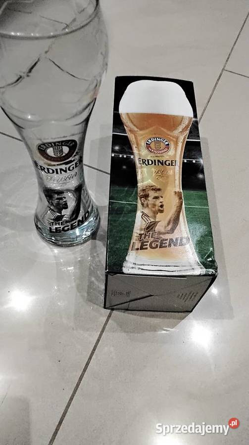 Szklanka Pokal do Piwa ERDINGER Weisbier O5 L Nowa Sól