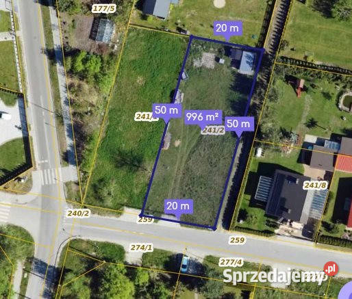Działka 997m2 Zduńska Wola