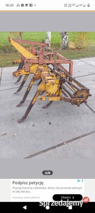 Głębosz bezorkowiec Rumptstad z wałem nieuszkodzony kujawsko-pomorskie Stolno