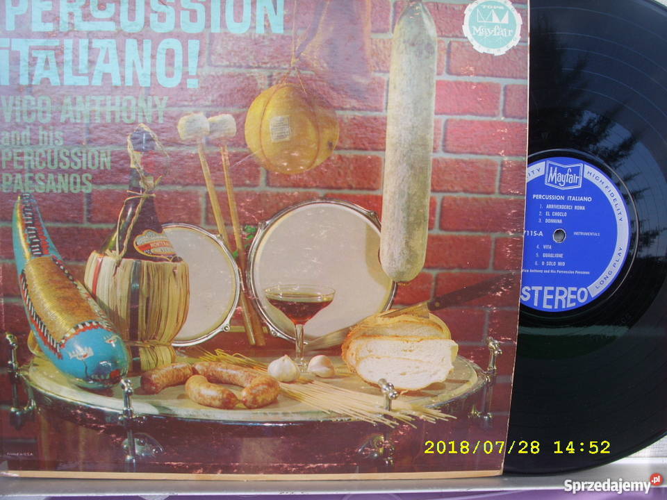Pop LP PERCUSSION ITALIANO dolnośląskie