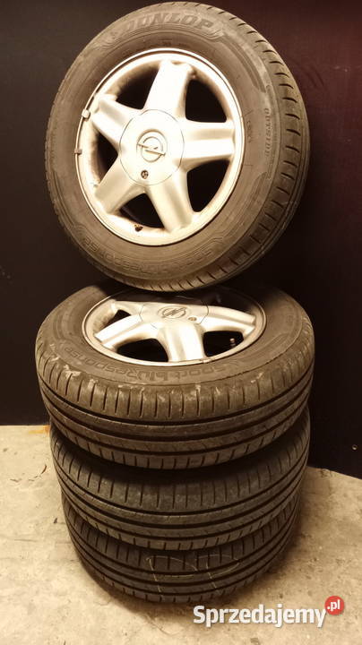 Koła OPEL alufelga 15 5x110 opony letnie Dunlop Rzeszów