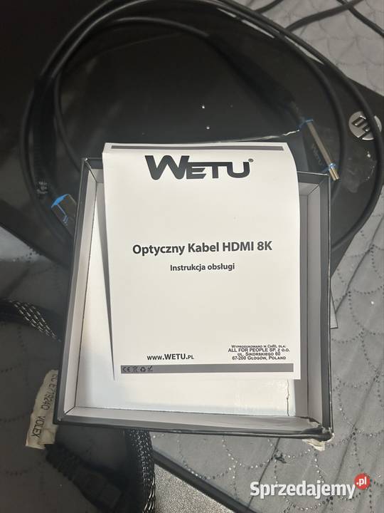 Przewód optyczny HDMI 8K Wetu sprzedam