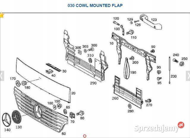 MERCEDES ACTROS 942 SIATKA ATRAPY GRILLA NOWA lubelskie