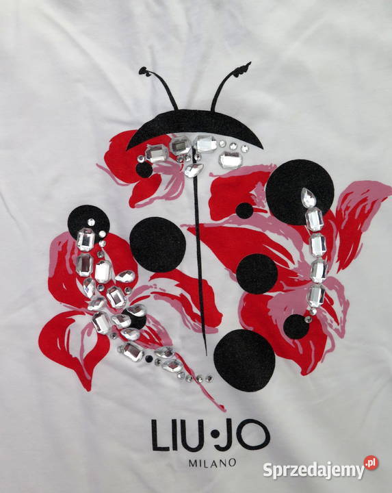Nowa biała koszulka tshirt Liu Jo Milano r M 38 Komorniki