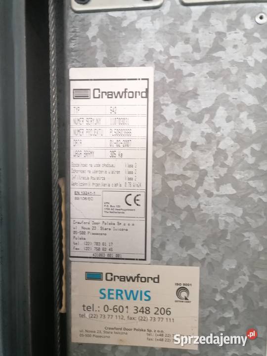 Brama segmentowa Crawford 542 Pszczyna