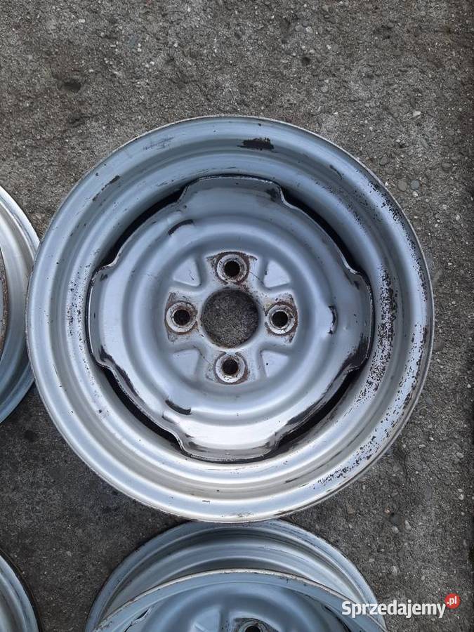Felgi stalowe Opel Kadett B 4x12 zabytkowe Borek Szlachecki