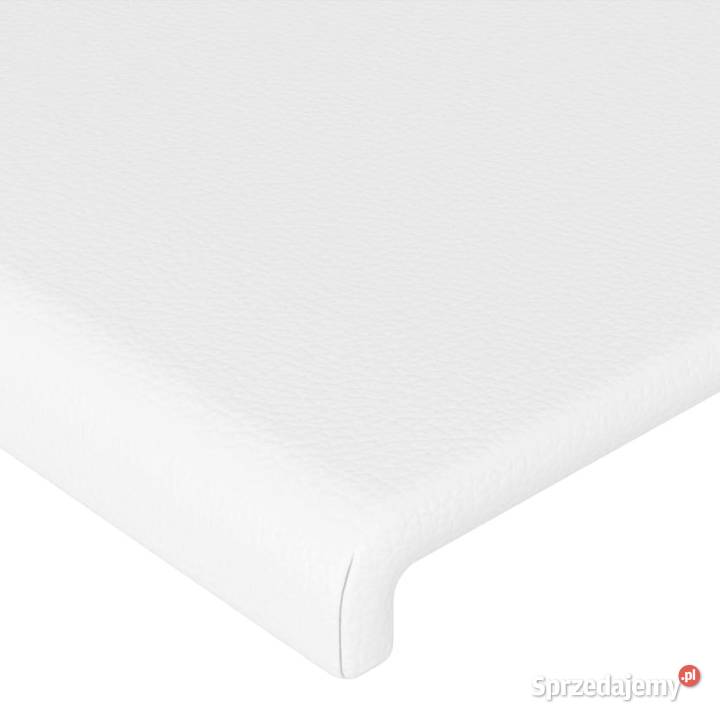 Zagłówek do łóżka z LED biały 160x5x7888 Ramy i stelaże mazowieckie Warszawa