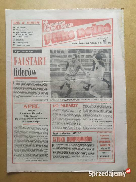 Tygodnik Piłka Nożna rocznik 1990 Książki i Podręczniki Łódź