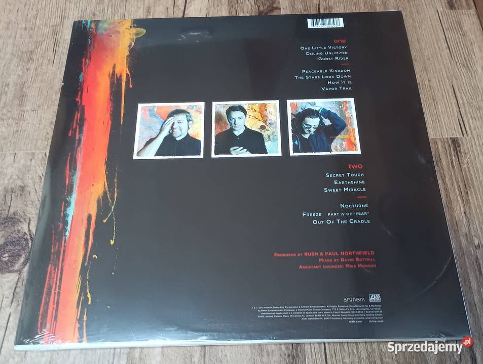 RUSH vapor trails Remixed 2LP 2013 Winyl