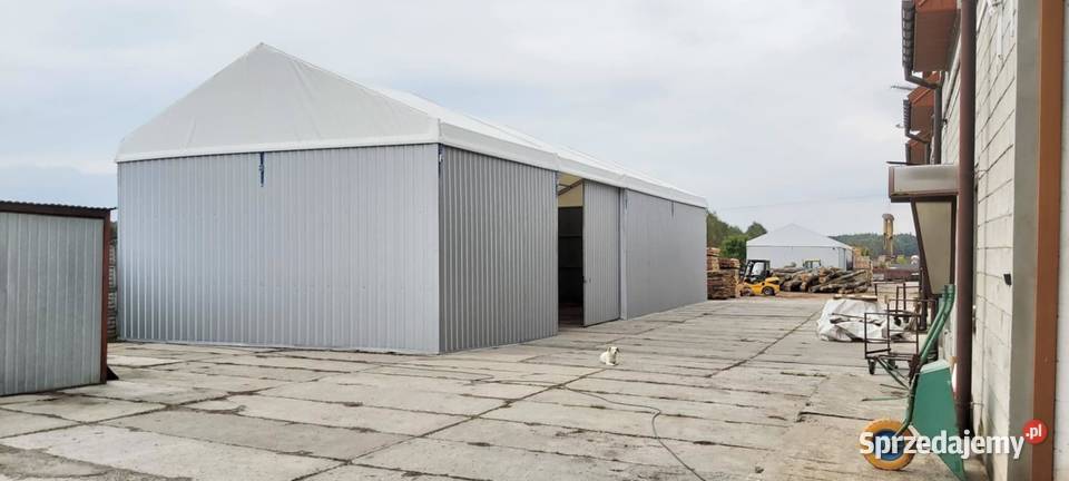 Hala namiotowa konstrukcja aluminowa dwuspadowa Tomaszów Mazowiecki