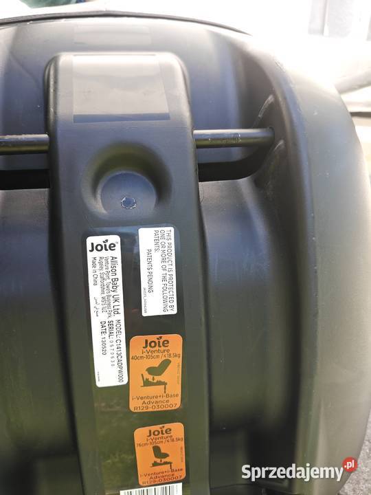 Fotelik samochodowy Joie iVenture z bazą ISOFIX małopolskie Sułkowice