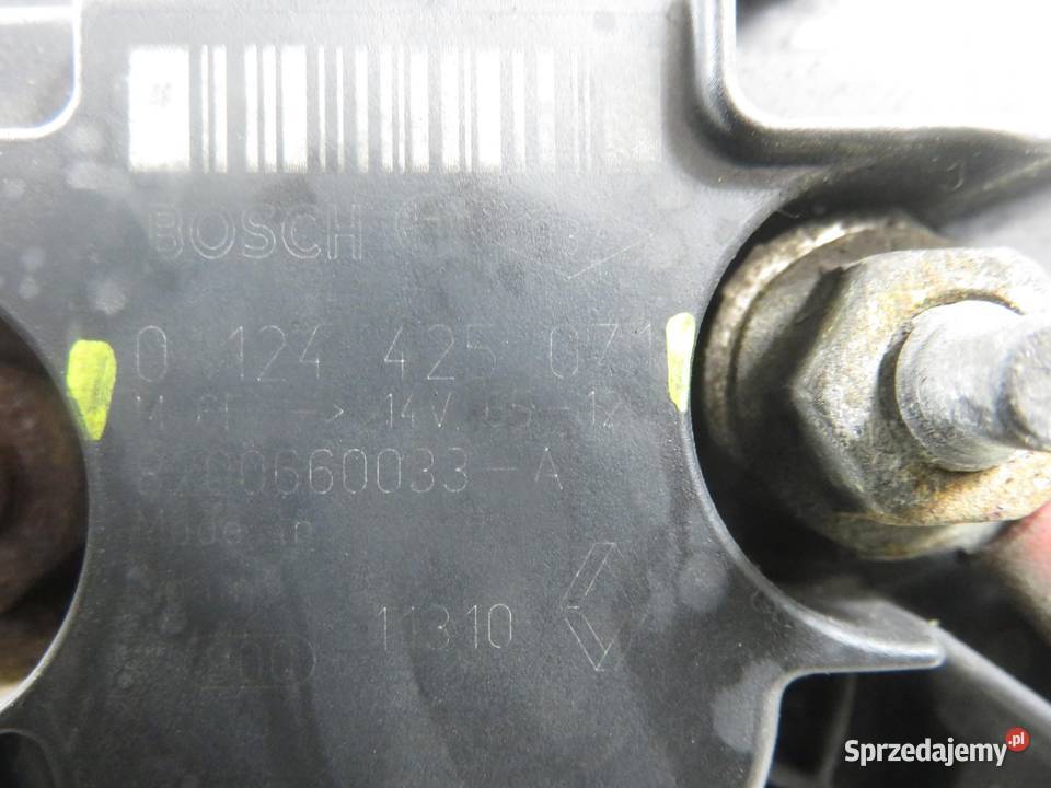 ALTERNATOR RENAULT MODUS 15 dCi 0124425071