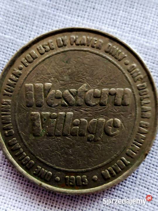 Kolekcjonerski Żeton 1 dolar Western Village Gniezno