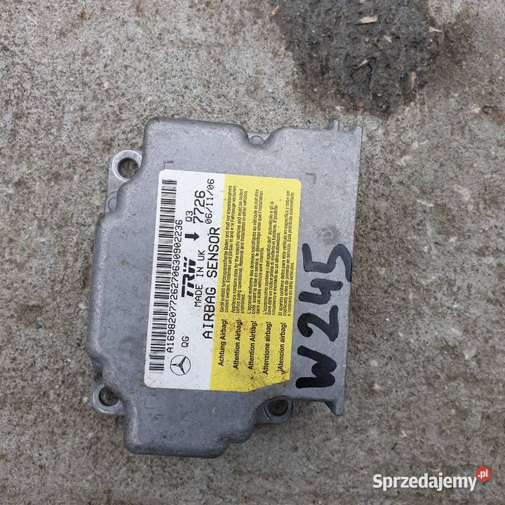 MERCEDES B W245 MODUL STEROWNIK AIRBAG Pozostałe Łochowice