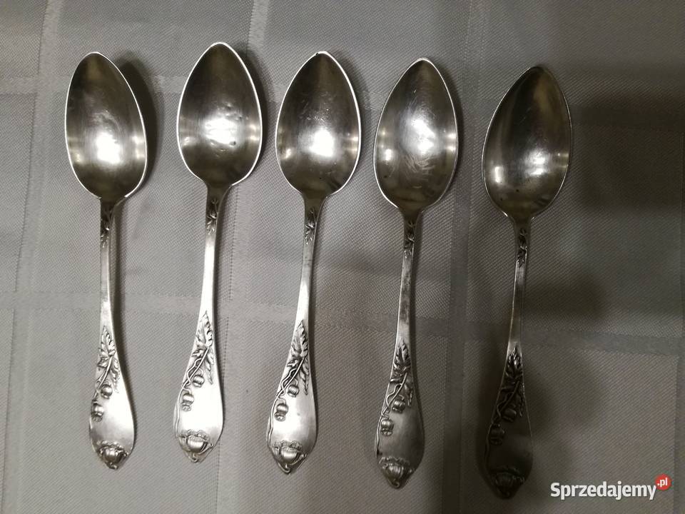 WŁOSKIE SZTUĆCE SREBRZONE ZING A800 12 OSÓB Kraków