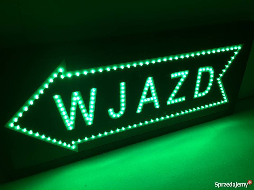 Sklep wędkarski diodowa reklama 230V 120x40 mazowieckie sprzedam